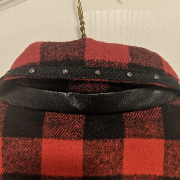 Twik Buffalo Plaid Biker Jacket SM - Picture 5 of 9